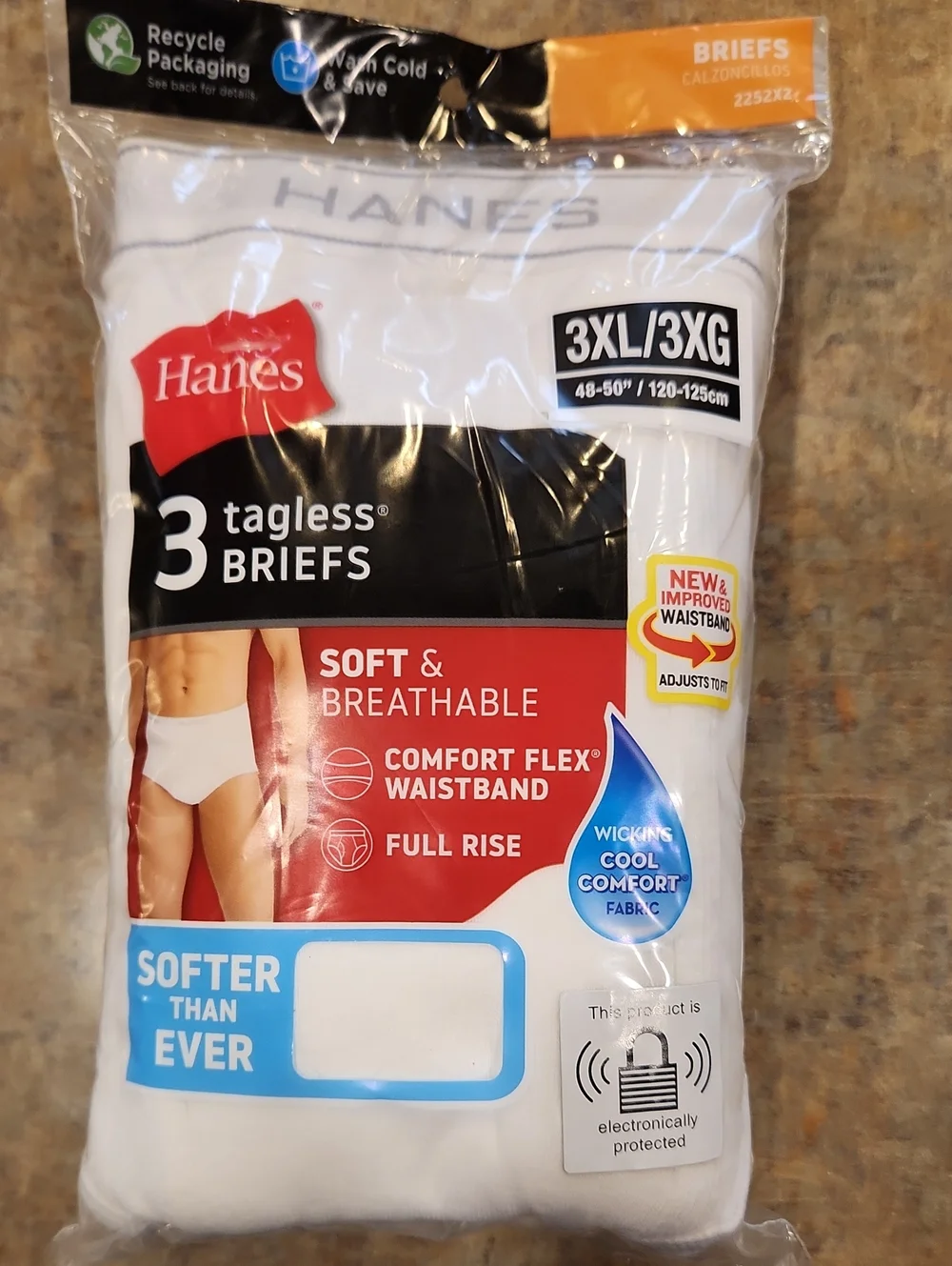2 Packages Of White Briefs